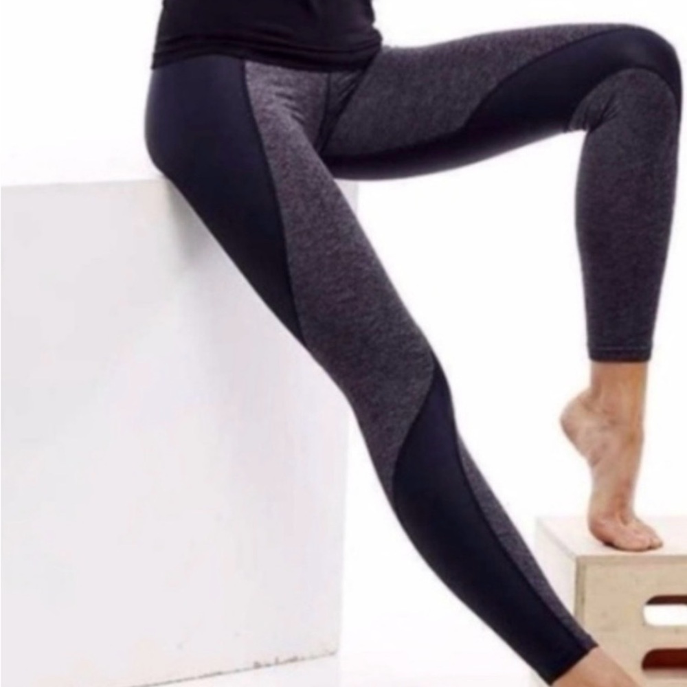 FP Movement by Free People Black and Gray Leggings